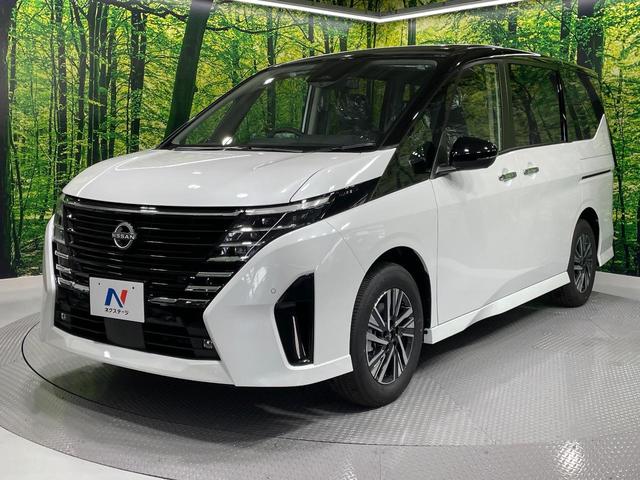 セレナ e-パワー ハイウェイスターV 登録済未使用車 純正12.3型ナビ 両側電動ドア 全周囲カメラ 衝突被害軽減システム ハーフレザー ドラレコ コーナーセンサー LEDヘッド ETC 純正16インチアルミ(59枚目)