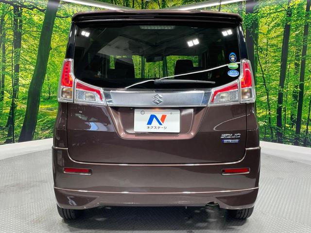 ソリオ ハイブリッドMZ 両側電動ドア 全周囲カメラ 衝突被害軽減システム 禁煙車 シートヒーター スマートキー HIDヘッド クルコン 純正15インチアルミ 車線逸脱警報 オートライト オートエアコン CD DVD再生(32枚目)