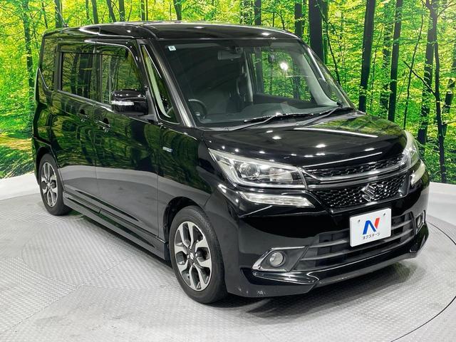 ソリオバンディット ハイブリッドＭＶ　全周囲カメラ　純正９型ナビ　衝突被害軽減システム　禁煙車　シートヒーター　ドラレコ　スマートキー　ＬＥＤヘッド　ＥＴＣ　　純正１５インチアルミ　車線逸脱警報　オートライト　オートエアコン（16枚目）