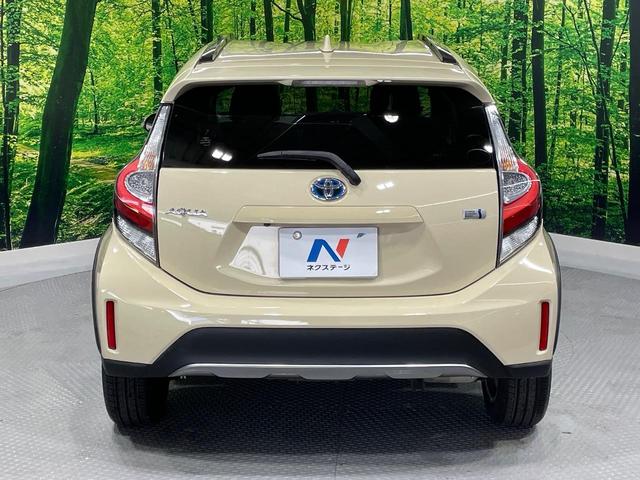 アクア クロスオーバー　ＳＤナビ　禁煙車　ＥＴＣ　スマートキー＆プッシュスタート　Ｂｌｕｅｔｏｏｔｈ接続可　オートライト　オートエアコン　オートハイビーム　フルセグ　ＬＥＤヘッドライト　純正１６インチアルミ（55枚目）