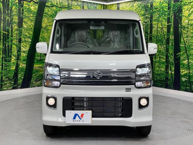 エブリイワゴン ＰＺターボスペシャル　届出済未使用車　両側電動ドア　電動サイドステップ　セーフティーサポート　シートヒーター　コーナーセンサー　スマートキー　ＬＥＤヘッド　純正１４インチアルミ　オートハイビーム　車線逸脱警報（14枚目）