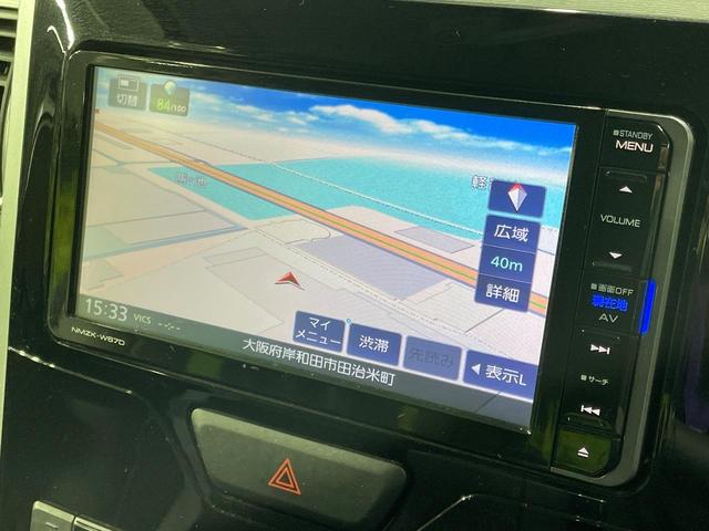 タント カスタムＸ　電動スライドドア　純正ＳＤナビ　禁煙車　シートヒーター　スマートキー　ＬＥＤヘッド　ＥＴＣ　純正１４インチアルミ　オートライト　オートエアコン　Ｂｌｕｅｔｏｏｔｈ　ＣＤ　ＤＶＤ再生（3枚目）