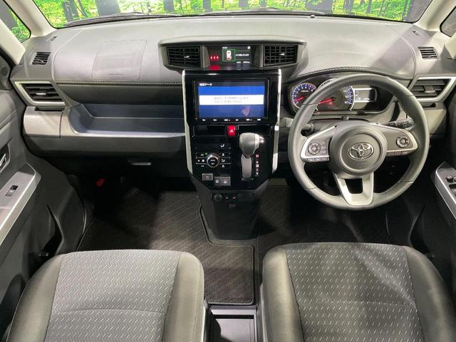 ルーミー カスタムＧ－Ｔ　ターボ　純正９インチナビ　禁煙車　パノラミックビューモニター　スマートアシスト　両側パワースライドドア　レーダークルーズコントロール　前席シートヒーター　ＥＴＣ　ドラレコ　ＬＥＤ　純正１５インチアルミ（2枚目）