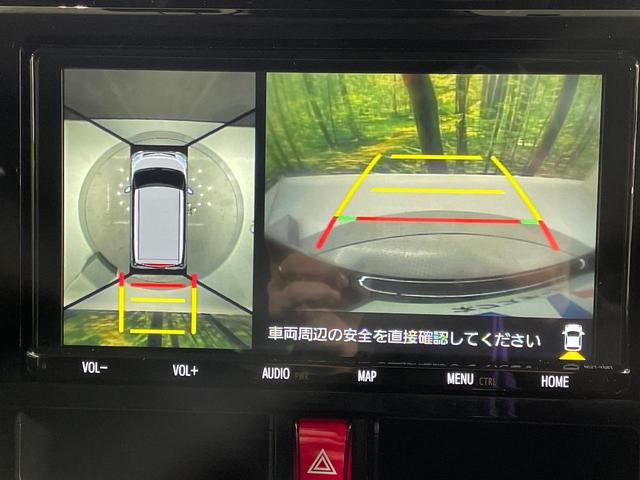 ルーミー カスタムＧ－Ｔ　ターボ　純正９インチナビ　禁煙車　パノラミックビューモニター　スマートアシスト　両側パワースライドドア　レーダークルーズコントロール　前席シートヒーター　ＥＴＣ　ドラレコ　ＬＥＤ　純正１５インチアルミ（5枚目）