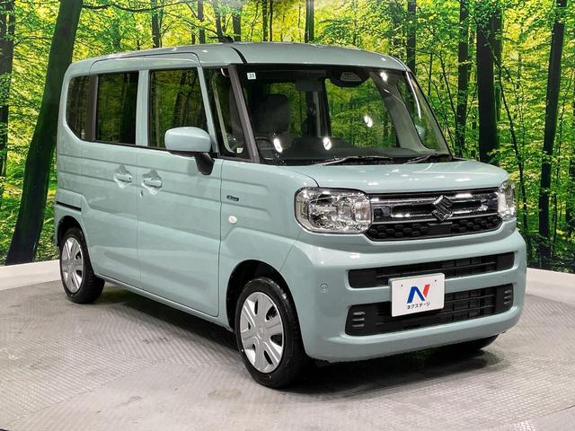 スペーシア ハイブリッドＸ　届出済未使用車　セーフティサポート　両側電動スライドドア　シートヒーター　スマートキー　電動格納ミラー　アイドリングストップ　オートライト　オートエアコン　ステアリングスイッチ　横滑り防止装置（16枚目）