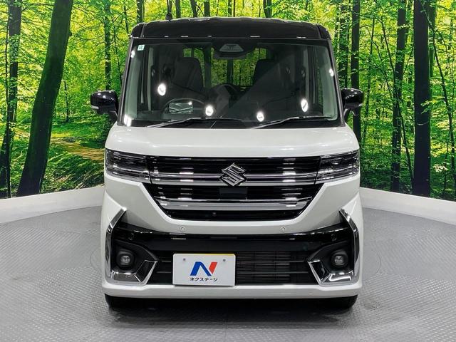 スペーシアカスタム ハイブリッドＸＳターボ　ターボ　メーカー９型ナビ　禁煙車　セーフティサポート　全方位モニター　両側パワースライドドア　レーダークルーズコントロール　前席シートヒーター　ハンドルヒーター　ＬＥＤヘッドライト　純正１５インチＡＷ（58枚目）