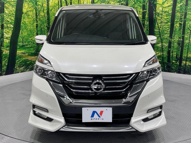 セレナ ハイウェイスター　両側電動ドア　純正ＳＤナビ　後席モニター　全周囲カメラ　衝突被害軽減システム　禁煙車　ドラレコ　スマートキー　ＬＥＤヘッド　ビルトインＥＴＣ　クルコン　純正１６インチアルミ　オートライト（14枚目）