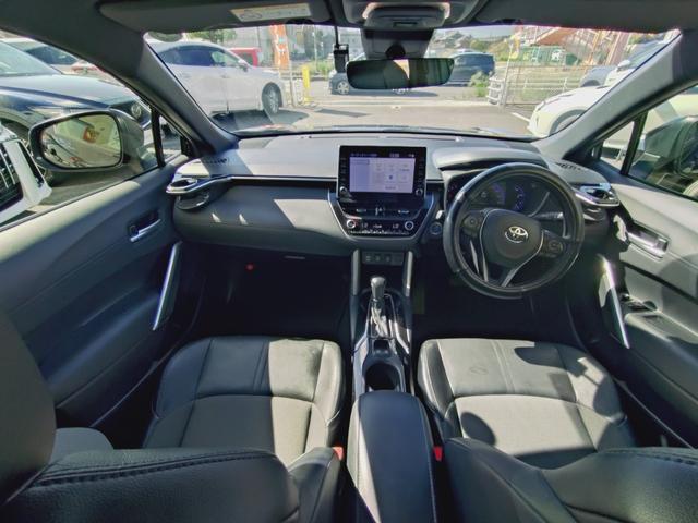 カローラクロス ハイブリッド Z フルエアロ(モデリスタ)・シートヒーター・ETC・電動シート・電動リアゲート・横滑り防止装置・ブラインドスポットモニター・衝突軽減ブレーキ・オートマチックハイビーム・純正アルミホイール・ドラレコ(3枚目)