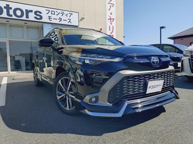 カローラクロス ハイブリッド Z フルエアロ(モデリスタ)・シートヒーター・ETC・電動シート・電動リアゲート・横滑り防止装置・ブラインドスポットモニター・衝突軽減ブレーキ・オートマチックハイビーム・純正アルミホイール・ドラレコ(51枚目)