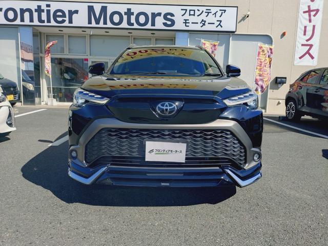 カローラクロス ハイブリッド Z フルエアロ(モデリスタ)・シートヒーター・ETC・電動シート・電動リアゲート・横滑り防止装置・ブラインドスポットモニター・衝突軽減ブレーキ・オートマチックハイビーム・純正アルミホイール・ドラレコ(53枚目)