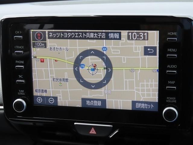 ヤリスクロス Ｚ　バックモニタ　横滑り防止システム　イモビ　カーテンエアバッグ　ナビ　クルーズＣ　エアコン　スマートキ－　アルミ　キーフリー　パワステ　ダブルエアバック　ＬＥＤヘット　エアバッグ　記録簿有　ＡＢＳ（4枚目）