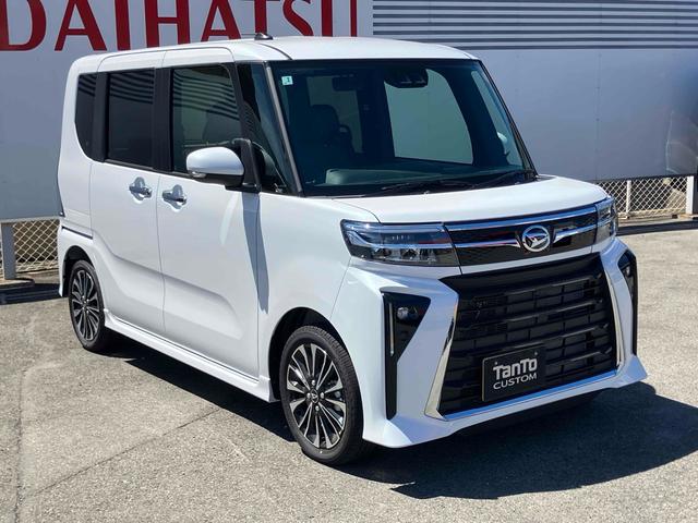 タント カスタムＲＳ　バックカメラ　両側電動スライドドア　クリアランスソナー　衝突被害軽減システム　オートライト　ＬＥＤヘッドランプ　スマートキー　アイドリングストップ　電動格納ミラー　シートヒーター　ベンチシート　ＣＶＴ（13枚目）
