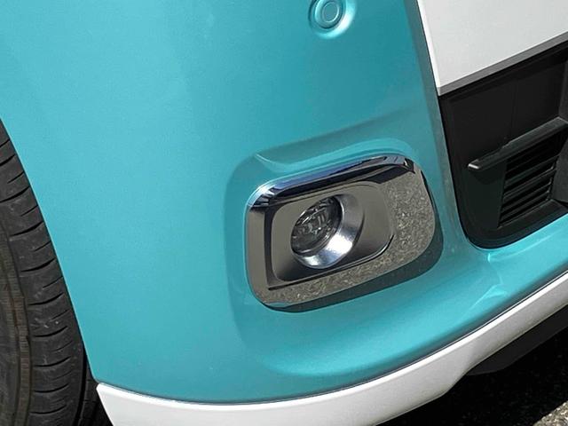 ムーヴキャンバス ストライプスＧ　バックカメラ　両側電動スライドドア　クリアランスソナー　衝突被害軽減システム　オートライト　ＬＥＤヘッドランプ　スマートキー　アイドリングストップ　電動格納ミラー　シートヒーター　ベンチシート　ＣＶＴ（33枚目）