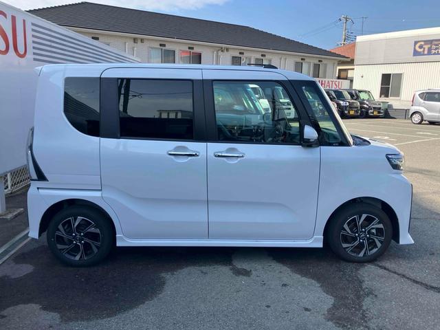 タント カスタムＸ　バックカメラ　両側電動スライドドア　クリアランスソナー　衝突被害軽減システム　オートライト　ＬＥＤヘッドランプ　スマートキー　アイドリングストップ　電動格納ミラー　シートヒーター　ベンチシート　ＣＶＴ（14枚目）