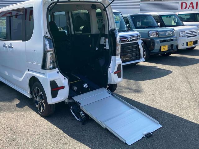 タント ＲＳ　スローパー　福祉車輌　ＥＴＣ　全周囲カメラ　両側電動スライドドア　ナビ　クリアランスソナー　衝突被害軽減システム　オートライト　スマートキー　アイドリングストップ　電動格納ミラー　スローパー　福祉車両（38枚目）