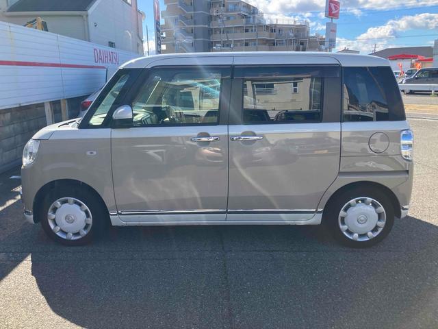 ムーヴキャンバス ＧメイクアップＶＳ　ＳＡＩＩＩ　全周囲カメラ　両側電動スライドドア　ナビ　ＴＶ　衝突被害軽減システム　オートマチックハイビーム　オートライト　ＬＥＤヘッドランプ　スマートキー　アイドリングストップ　雹害修理済み車両（15枚目）