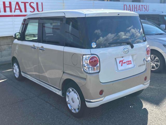 ムーヴキャンバス ＧメイクアップＶＳ　ＳＡＩＩＩ　全周囲カメラ　両側電動スライドドア　ナビ　ＴＶ　衝突被害軽減システム　オートマチックハイビーム　オートライト　ＬＥＤヘッドランプ　スマートキー　アイドリングストップ　雹害修理済み車両（16枚目）