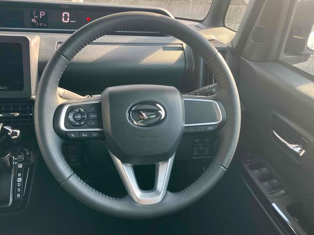 タント 　バックカメラ　両側電動スライドドア　クリアランスソナー　衝突被害軽減システム　オートライト　スマートキー　アイドリングストップ　電動格納ミラー　シートヒーター　ベンチシート　ＣＶＴ　ＥＳＣ　ＵＳＢ（3枚目）