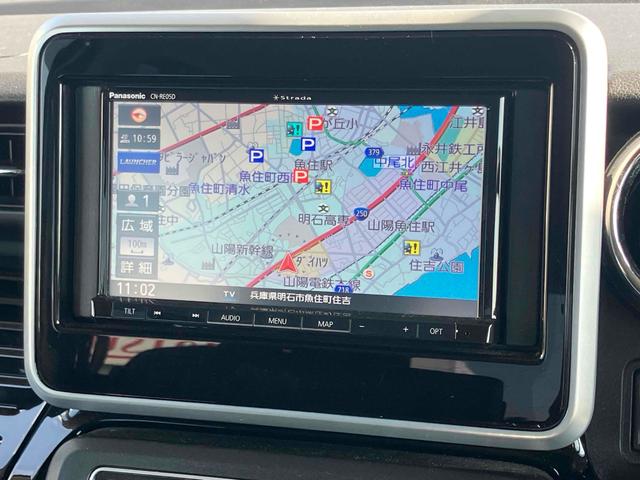 スペーシアカスタム 　ドライブレコーダー　ＥＴＣ　全周囲カメラ　両側電動スライドドア　ナビ　ＴＶ　クリアランスソナー　オートクルーズコントロール　レーンアシスト　衝突被害軽減システム　オートライト　スマートキー（4枚目）