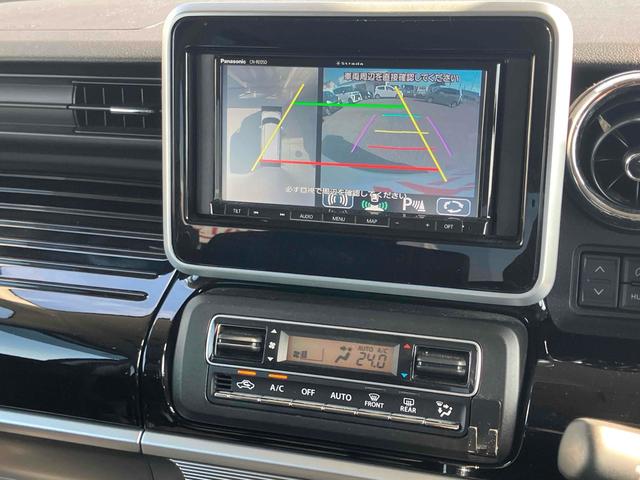 スペーシアカスタム 　ドライブレコーダー　ＥＴＣ　全周囲カメラ　両側電動スライドドア　ナビ　ＴＶ　クリアランスソナー　オートクルーズコントロール　レーンアシスト　衝突被害軽減システム　オートライト　スマートキー（5枚目）