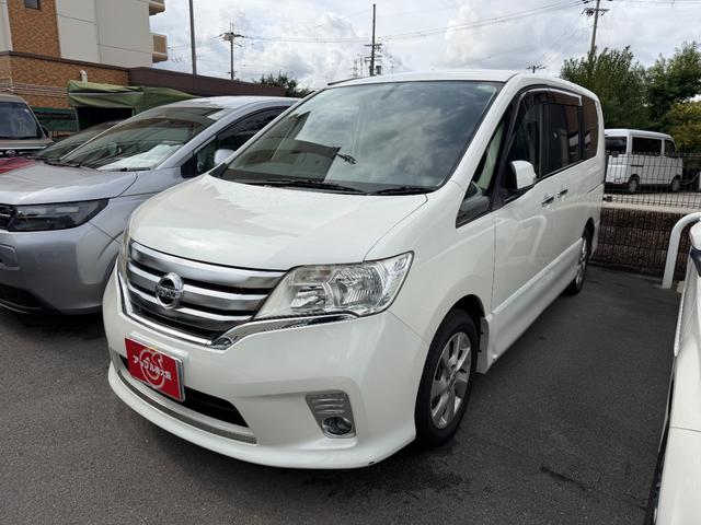 セレナ ハイウェイスター 両側パワースライドドア フルセグナビ バックカメラ 後席フリップダウンモニター HIDヘッドライト ETC(3枚目)