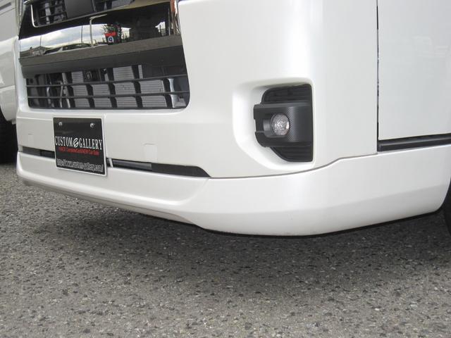 ハイエースバン スーパーGL ダークプライムII 2inローダウン 16inタイヤ/ホイール ESEEXスポイラー カロッツェリアナビ フルセグTV シートカバー ベッドキット ETC 全方位360度カメラ デジタルインナーミラー パールホワイト(6枚目)