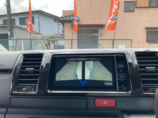 ハイエースバン スーパーGL ダークプライムII 2inローダウン 16inタイヤ/ホイール ESEEXスポイラー カロッツェリアナビ フルセグTV シートカバー ベッドキット ETC 全方位360度カメラ デジタルインナーミラー パールホワイト(29枚目)