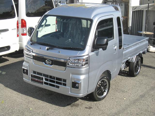 ハイゼットトラック ジャンボエクストラ CVTオートマチック 3方開 新品フルセグTVデザリング機能 ネット動画 PVCレザーシート ETC 14インチ新品タイヤ/ホイール 立体マット(2枚目)