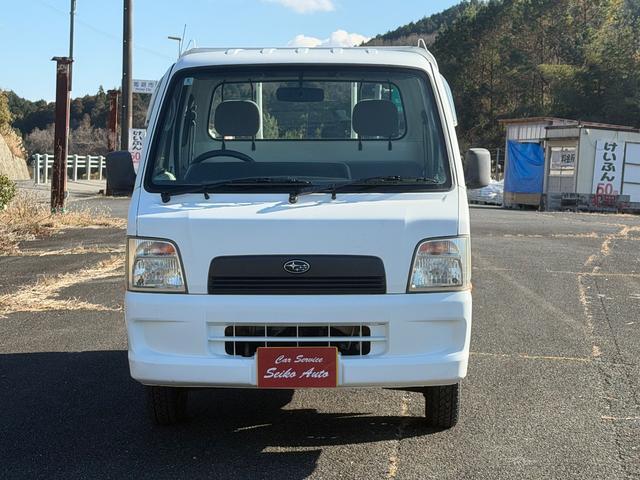 サンバートラック ＴＣ　４ＷＤ／エアコン／パワステ／５速ミッション／タイミングベルト交換済み／車検令和９年５月（3枚目）