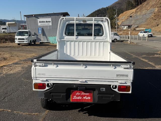 サンバートラック ＴＣ　４ＷＤ／エアコン／パワステ／５速ミッション／タイミングベルト交換済み／車検令和９年５月（7枚目）