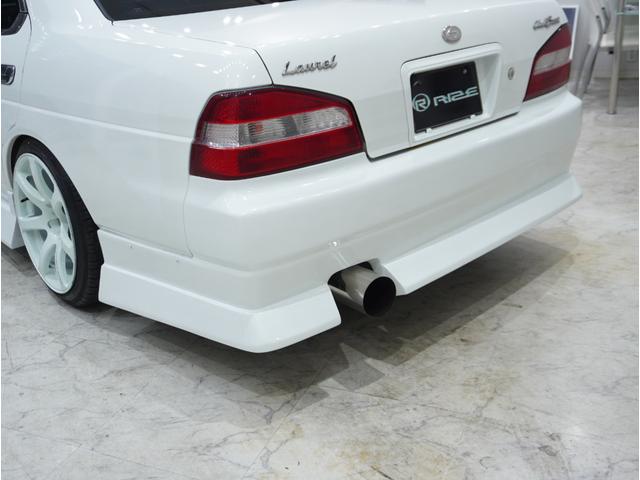 ローレル 25クラブSターボタイプX フルエアロ ディスプレイオーディオ バックカメラ 前置インタークーラー タイベル交換済 全塗装済(25枚目)