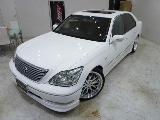 セルシオ C仕様 黒革シート サンルーフ ナビ 新品20インチホイール 前後ドラレコ レーダー探知機 シートヒーター エアサスコントローラー バックカメラ ETC 電動シート クルーズコントロール 全塗装済(12枚目)