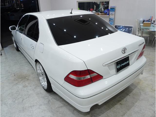 セルシオ C仕様 黒革シート サンルーフ ナビ 新品20インチホイール 前後ドラレコ レーダー探知機 シートヒーター エアサスコントローラー バックカメラ ETC 電動シート クルーズコントロール 全塗装済(20枚目)