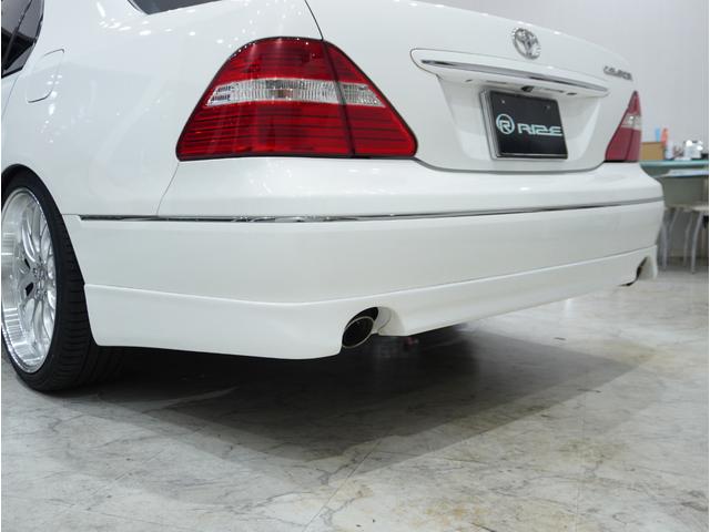 セルシオ C仕様 黒革シート サンルーフ ナビ 新品20インチホイール 前後ドラレコ レーダー探知機 シートヒーター エアサスコントローラー バックカメラ ETC 電動シート クルーズコントロール 全塗装済(24枚目)