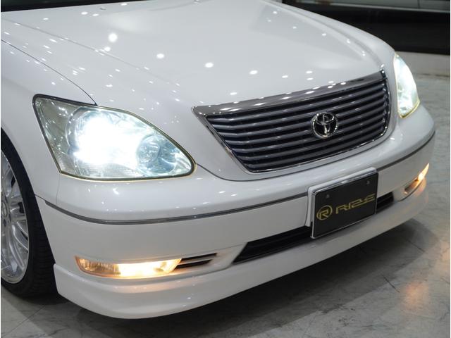 セルシオ C仕様 黒革シート サンルーフ ナビ 新品20インチホイール 前後ドラレコ レーダー探知機 シートヒーター エアサスコントローラー バックカメラ ETC 電動シート クルーズコントロール 全塗装済(29枚目)