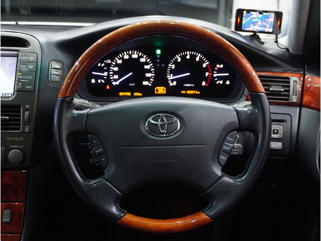 セルシオ C仕様 黒革シート サンルーフ ナビ 新品20インチホイール 前後ドラレコ レーダー探知機 シートヒーター エアサスコントローラー バックカメラ ETC 電動シート クルーズコントロール 全塗装済(38枚目)