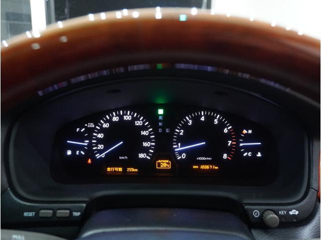 セルシオ C仕様 黒革シート サンルーフ ナビ 新品20インチホイール 前後ドラレコ レーダー探知機 シートヒーター エアサスコントローラー バックカメラ ETC 電動シート クルーズコントロール 全塗装済(52枚目)