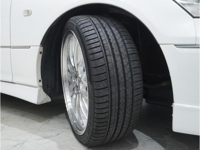 セルシオ C仕様 黒革シート サンルーフ ナビ 新品20インチホイール 前後ドラレコ レーダー探知機 シートヒーター エアサスコントローラー バックカメラ ETC 電動シート クルーズコントロール 全塗装済(78枚目)