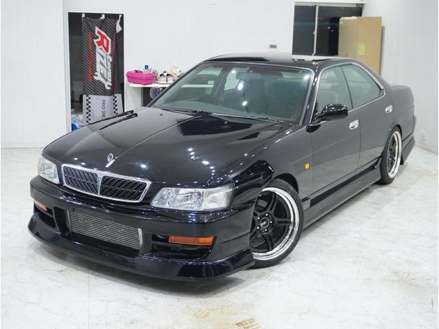 ローレル RB26ターボ 5速公認 フルタービン ウエストゲート ラジエーター オイルクーラー LSD 4ポットブレーキ 追加メーター バケットシート 全塗装(2枚目)