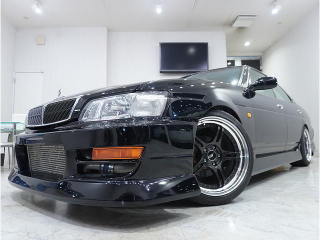 ローレル RB26ターボ 5速公認 フルタービン ウエストゲート ラジエーター オイルクーラー LSD 4ポットブレーキ 追加メーター バケットシート 全塗装(13枚目)