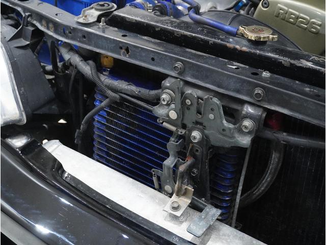 ローレル RB26ターボ 5速公認 フルタービン ウエストゲート ラジエーター オイルクーラー LSD 4ポットブレーキ 追加メーター バケットシート 全塗装(45枚目)