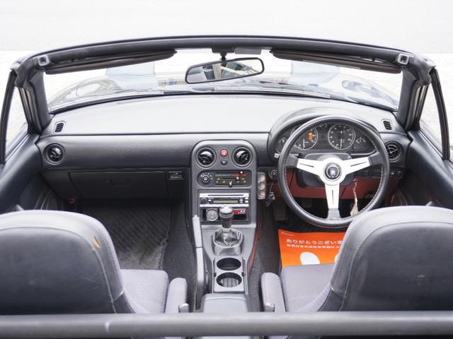 ユーノスロードスター RSリミテッド 1オーナー オーリンズ車高調 BBS15AW フジツボマフラー Cリップ ナルディステアリング(3枚目)