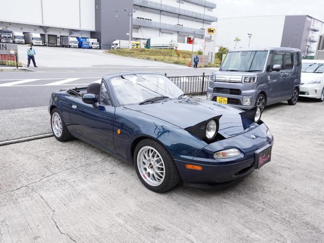 ユーノスロードスター RSリミテッド 1オーナー オーリンズ車高調 BBS15AW フジツボマフラー Cリップ ナルディステアリング(9枚目)