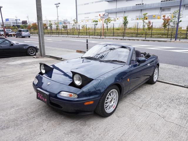 ユーノスロードスター RSリミテッド 1オーナー オーリンズ車高調 BBS15AW フジツボマフラー Cリップ ナルディステアリング(10枚目)