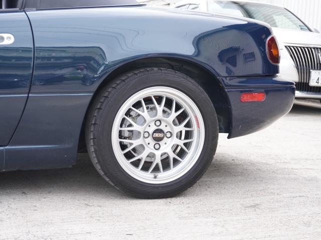 ユーノスロードスター RSリミテッド 1オーナー オーリンズ車高調 BBS15AW フジツボマフラー Cリップ ナルディステアリング(22枚目)