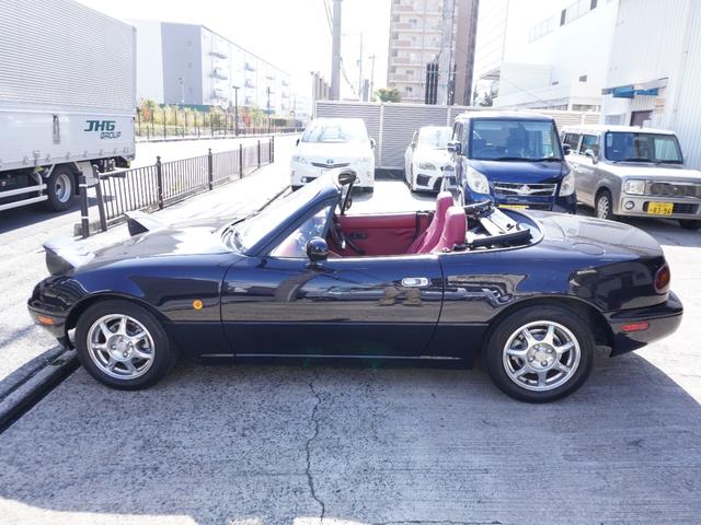 ユーノスロードスター Rリミテッド BLITZ車高調 ガラス幌 社外マフラー タワーバー 14AW(7枚目)