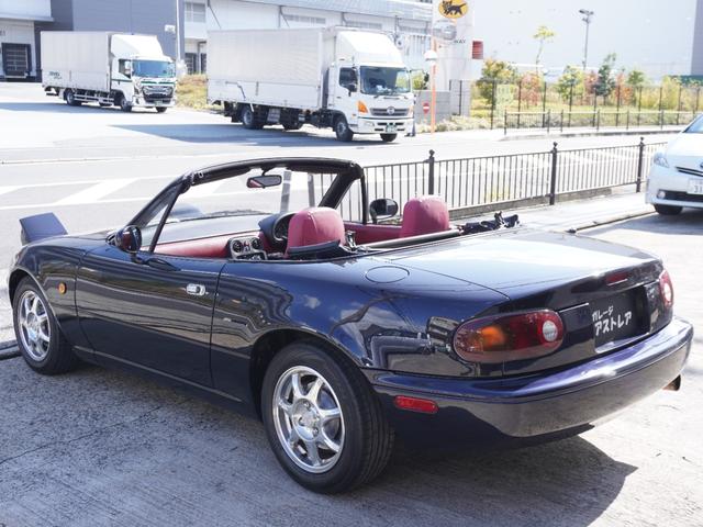 ユーノスロードスター Rリミテッド BLITZ車高調 ガラス幌 社外マフラー タワーバー 14AW(13枚目)