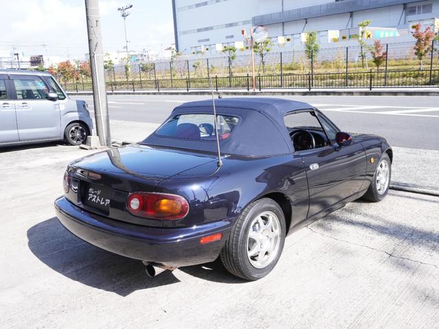 ユーノスロードスター Rリミテッド BLITZ車高調 ガラス幌 社外マフラー タワーバー 14AW(14枚目)