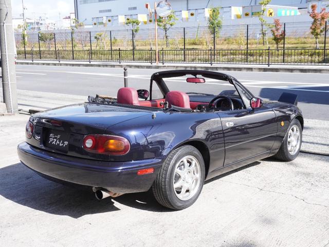 ユーノスロードスター Rリミテッド BLITZ車高調 ガラス幌 社外マフラー タワーバー 14AW(15枚目)