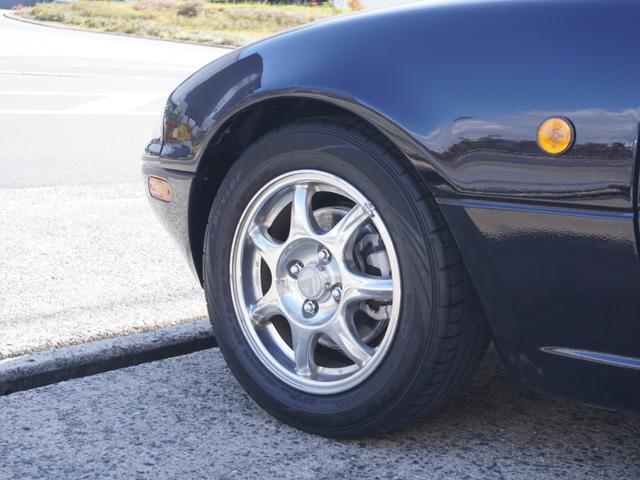 ユーノスロードスター Rリミテッド BLITZ車高調 ガラス幌 社外マフラー タワーバー 14AW(21枚目)